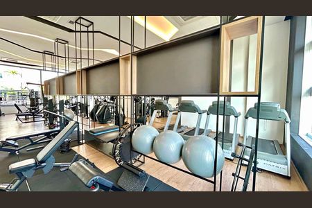 Studio para alugar com 39m², 1 quarto e 1 vaga Studio para alugar com 39m², 1 quarto e 1 vagaAcademia