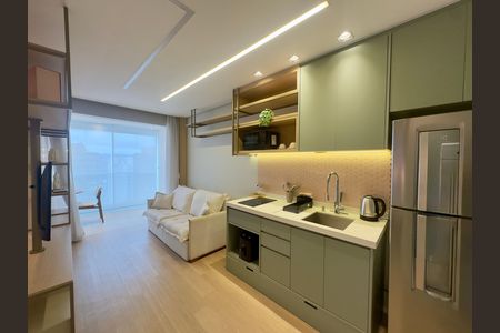 Studio para alugar com 39m², 1 quarto e 1 vaga Studio para alugar com 39m², 1 quarto e 1 vagaSala Cozinha