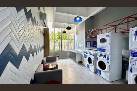 Studio para alugar com 39m², 1 quarto e 1 vaga Studio para alugar com 39m², 1 quarto e 1 vagaLavanderia