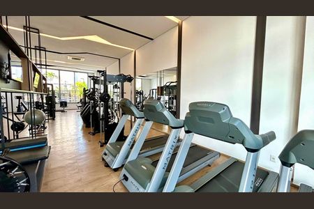 Studio para alugar com 39m², 1 quarto e 1 vaga Studio para alugar com 39m², 1 quarto e 1 vagaAcademia