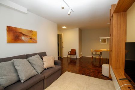 Sala de Estar e Jantar de apartamento para alugar com 3 quartos, 110m² em Cerqueira César, São Paulo