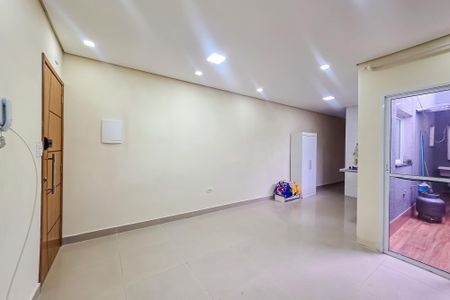 Sala e Cozinha de apartamento à venda com 2 quartos, 53m² em Parque das Nações, Santo André