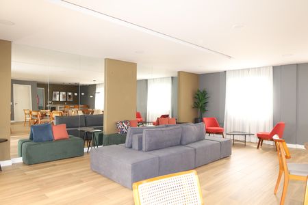 Apartamento para alugar com 38m², 2 quartos e sem vagaÁrea comum - Salão de festas