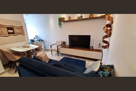 Sala de apartamento à venda com 2 quartos, 51m² em Vila Camilópolis, Santo André