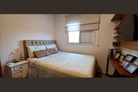 Suíte de apartamento à venda com 2 quartos, 51m² em Vila Camilópolis, Santo André