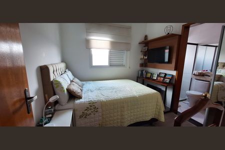 Suíte de apartamento à venda com 2 quartos, 51m² em Vila Camilópolis, Santo André