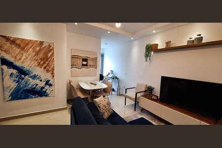 Sala de apartamento à venda com 2 quartos, 51m² em Vila Camilópolis, Santo André