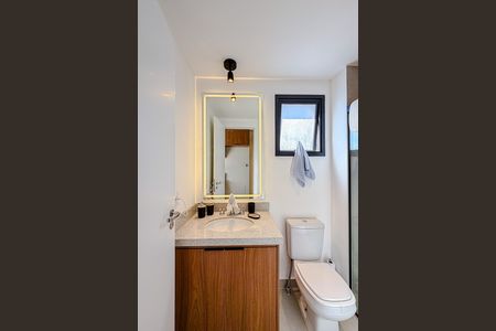 Banheiro de kitnet/studio para alugar com 1 quarto, 35m² em Ipiranga, São Paulo