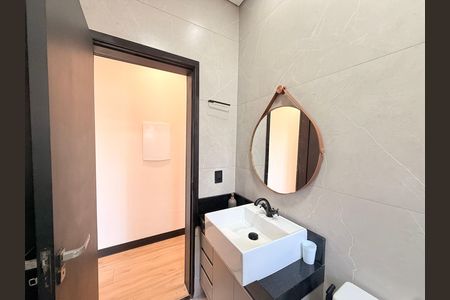 Casa de condomínio à venda com 208m², 3 quartos e 4 vagasBanheiro Social 