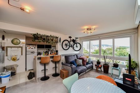 Sala de apartamento à venda com 1 quarto, 54m² em Jardim Itu, Porto Alegre