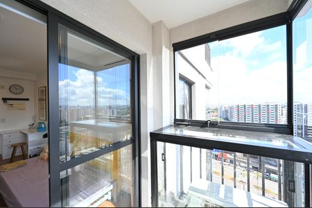 Apartamento à venda com 33m², 1 quarto e 1 vagaVaranda