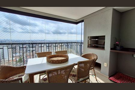 Varanda da Sala de apartamento à venda com 3 quartos, 173m² em Santo Antônio, São Caetano do Sul