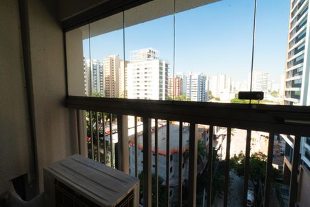 Varanda da  Sala de apartamento à venda com 2 quartos, 62m² em Vila Clementino, São Paulo