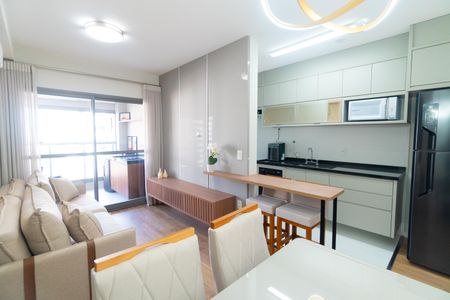Sala de apartamento à venda com 2 quartos, 62m² em Vila Clementino, São Paulo