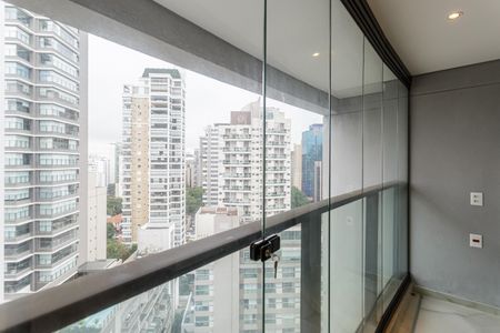 Studio para alugar com 30m², 1 quarto e sem vagaVaranda