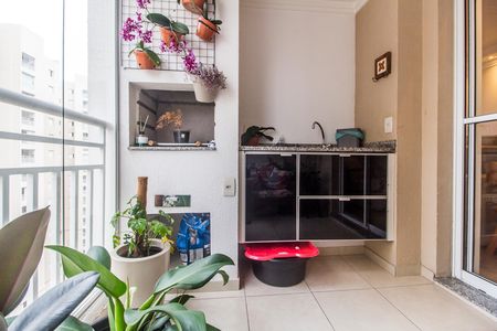 Varanda gourmet de apartamento à venda com 2 quartos, 85m² em Jardim Tupanci, Barueri