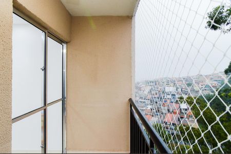 Varanda da Sala de apartamento à venda com 2 quartos, 56m² em Parque Continental, Guarulhos