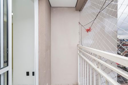 Varanda da Sala de apartamento para alugar com 2 quartos, 48m² em Vila Carmosina, São Paulo
