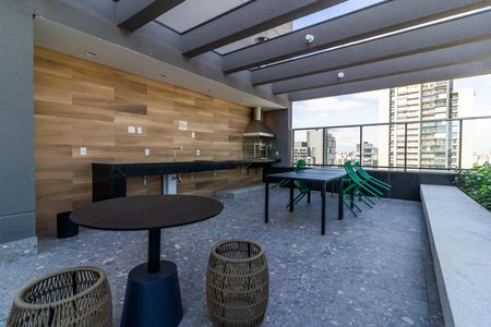 Studio à venda com 25m², 1 quarto e sem vaga Studio à venda com 25m², 1 quarto e sem vagaÁrea comum - Churrasqueira