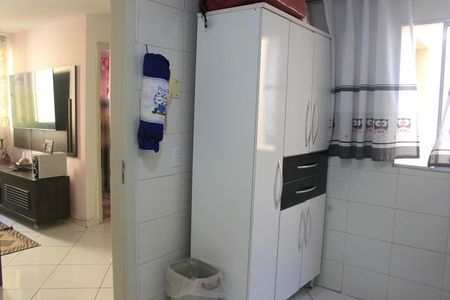 Apartamento à venda com 44m², 2 quartos e 1 vagaCozinha e lavanderia