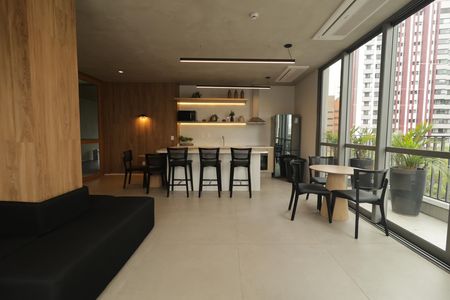 Apartamento para alugar com 24m², 1 quarto e sem vagaÁrea comum - Salão de festas