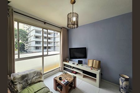 Sala de apartamento à venda com 2 quartos, 82m² em Indianópolis, São Paulo