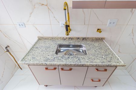 Apartamento para alugar com 61m², 2 quartos e 1 vaga Apartamento para alugar com 61m², 2 quartos e 1 vagaDetalhe - Cozinha