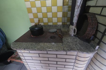 Casa para alugar com 130m², 2 quartos e 1 vagadetalhe - fogao campeiro e churrasqueira