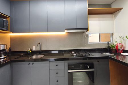 Cozinha de apartamento à venda com 2 quartos, 61m² em Parque Fazendinha, Campinas