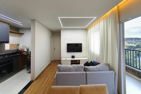 Sala de apartamento à venda com 2 quartos, 61m² em Parque Fazendinha, Campinas