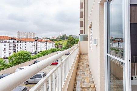 Varanda de apartamento à venda com 2 quartos, 59m² em Vila Caraguata, São Paulo