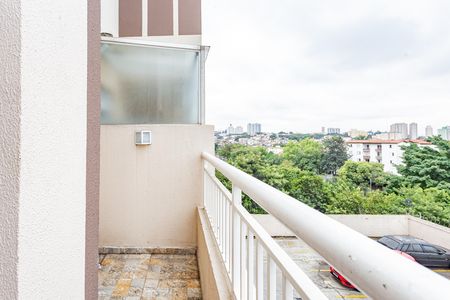 Varanda de apartamento à venda com 2 quartos, 59m² em Vila Caraguata, São Paulo