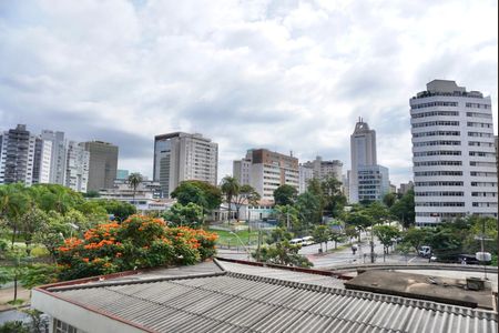 Sala - vista  de apartamento à venda com 4 quartos, 143m² em Santo Agostinho, Belo Horizonte