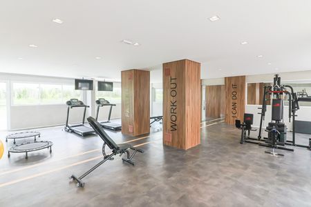 Apartamento à venda com 40m², 2 quartos e 1 vaga Apartamento à venda com 40m², 2 quartos e 1 vagaÁrea comum - Academia