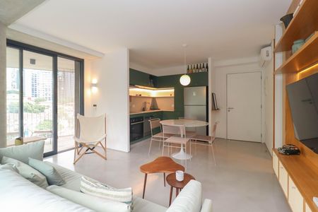 Sala/Cozinha de apartamento à venda com 1 quarto, 62m² em Sumarezinho, São Paulo