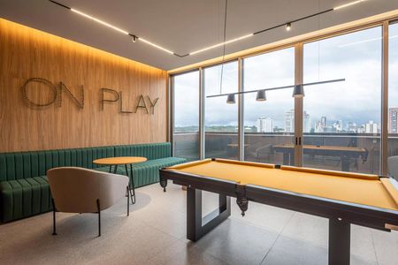 Studio à venda com 22m², 1 quarto e sem vaga Studio à venda com 22m², 1 quarto e sem vagaÁrea comum - Sala de Jogos