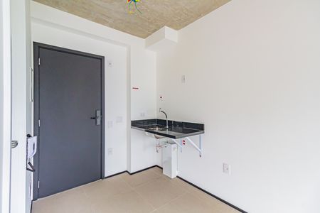 Cozinha de kitnet/studio à venda com 1 quarto, 22m² em Santo Amaro, São Paulo