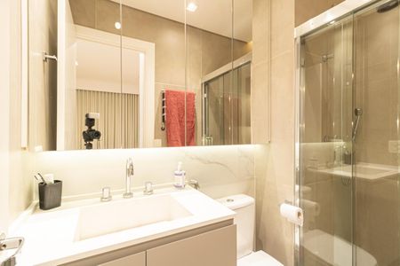 Apartamento à venda com 47m², 1 quarto e 1 vaga Apartamento à venda com 47m², 1 quarto e 1 vagaBanheiro