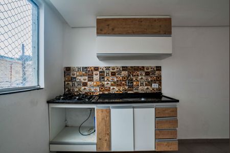 Cozinha de casa para alugar com 1 quarto, 40m² em Vila Sacadura Cabral, Santo André