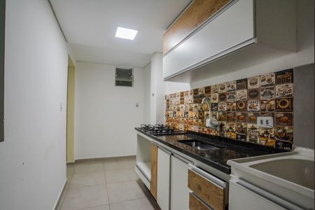Cozinha de casa para alugar com 1 quarto, 40m² em Vila Sacadura Cabral, Santo André