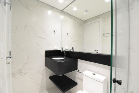 Studio para alugar com 34m², 1 quarto e sem vagaBanheiro do Studio