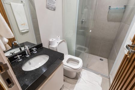 Apartamento à venda com 58m², 1 quarto e 1 vaga Apartamento à venda com 58m², 1 quarto e 1 vagaBanheiro