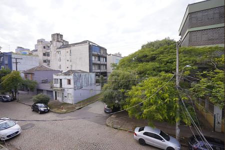 Vista da sala de apartamento à venda com 1 quarto, 52m² em Santana, Porto Alegre