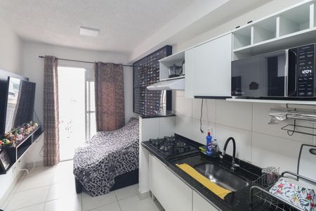 Sala/Cozinha de apartamento para alugar com 1 quarto, 32m² em Vila Guilherme, São Paulo