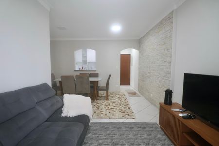 Sala de apartamento para alugar com 3 quartos, 89m² em Jardim Las Palmas, Guarujá
