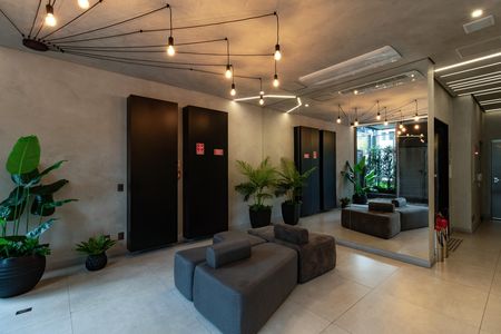 Studio à venda com 24m², 1 quarto e 1 vagaHall social