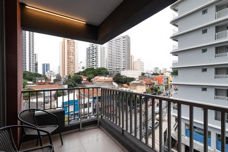 Studio à venda com 24m², 1 quarto e 1 vagaVaranda