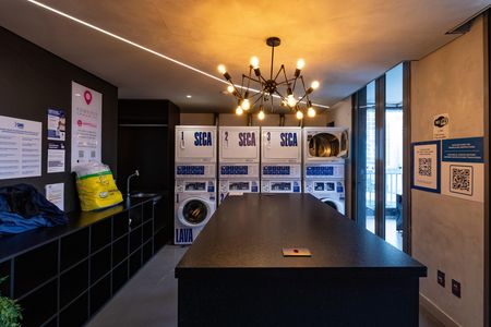 Studio à venda com 24m², 1 quarto e 1 vagaLavanderia