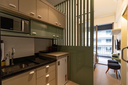 Studio à venda com 24m², 1 quarto e 1 vagaCozinha