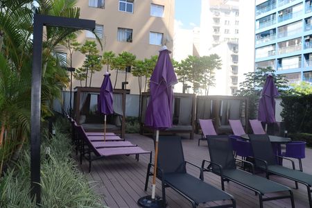 Studio à venda com 36m², 1 quarto e 1 vagaÁrea de Piscina